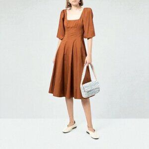 NWT Staud  swells fluted dress